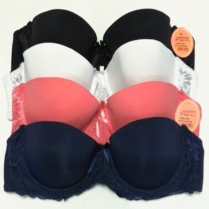 Set of 4 Strapless Convertible Bras